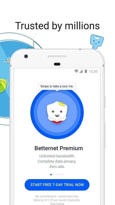 Betternet VPN: Unlimited Proxy स्क्रीनशॉट 2