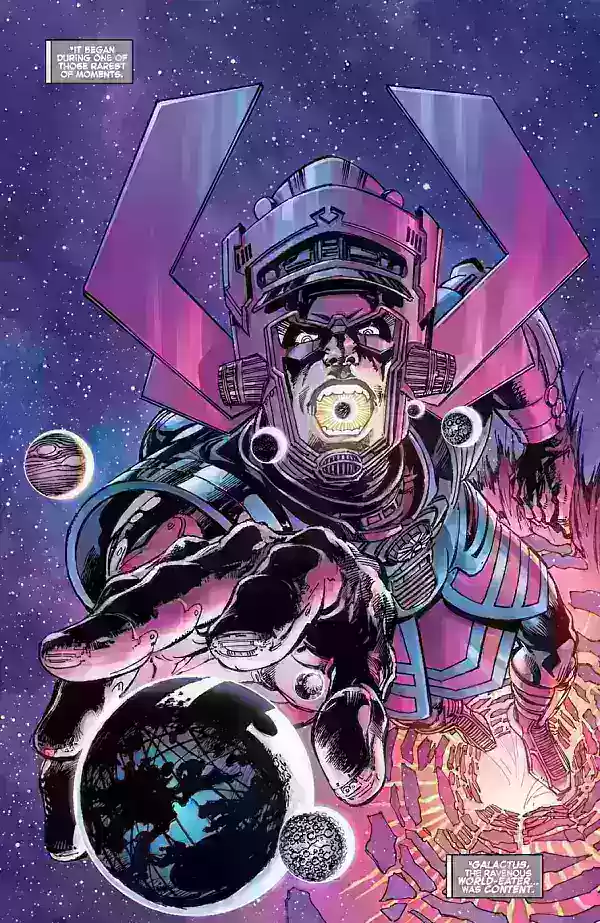 Galactus Planet Consumption Comics Comparison