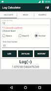 Log Calculator স্ক্রিনশট 1