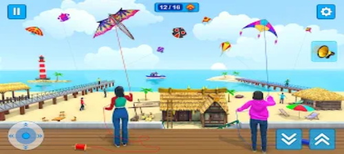 Kite Game Kite Flying Ảnh chụp màn hình 2