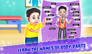 Kids Learning Human Bodyparts 螢幕截圖 1