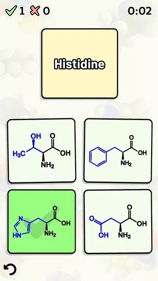 Amino Acid Quiz スクリーンショット 0