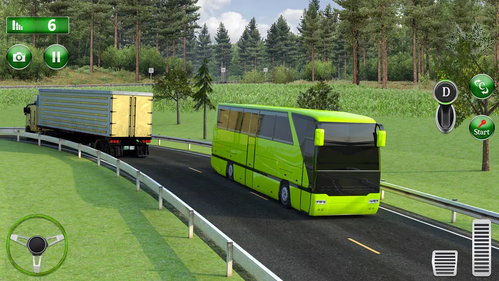 Euro Bus Driving 3D: Bus Games 스크린샷 1