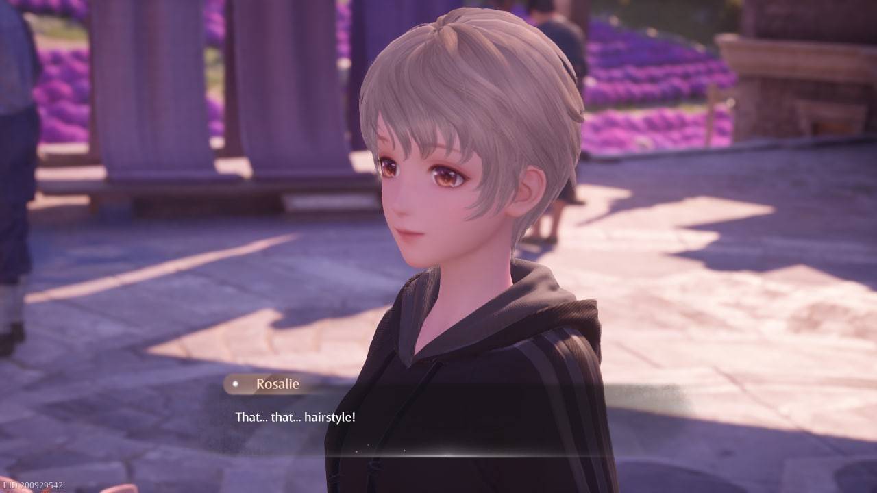 Gaya rambut sederhana di Infinity Nikki