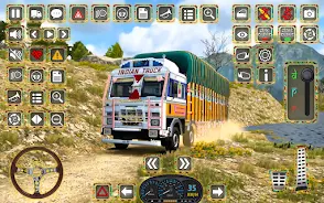 Offroad Cargo Truck Driving 3D Captura de pantalla 1