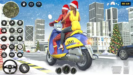 Superhero Bike Taxi: Bike Game স্ক্রিনশট 1