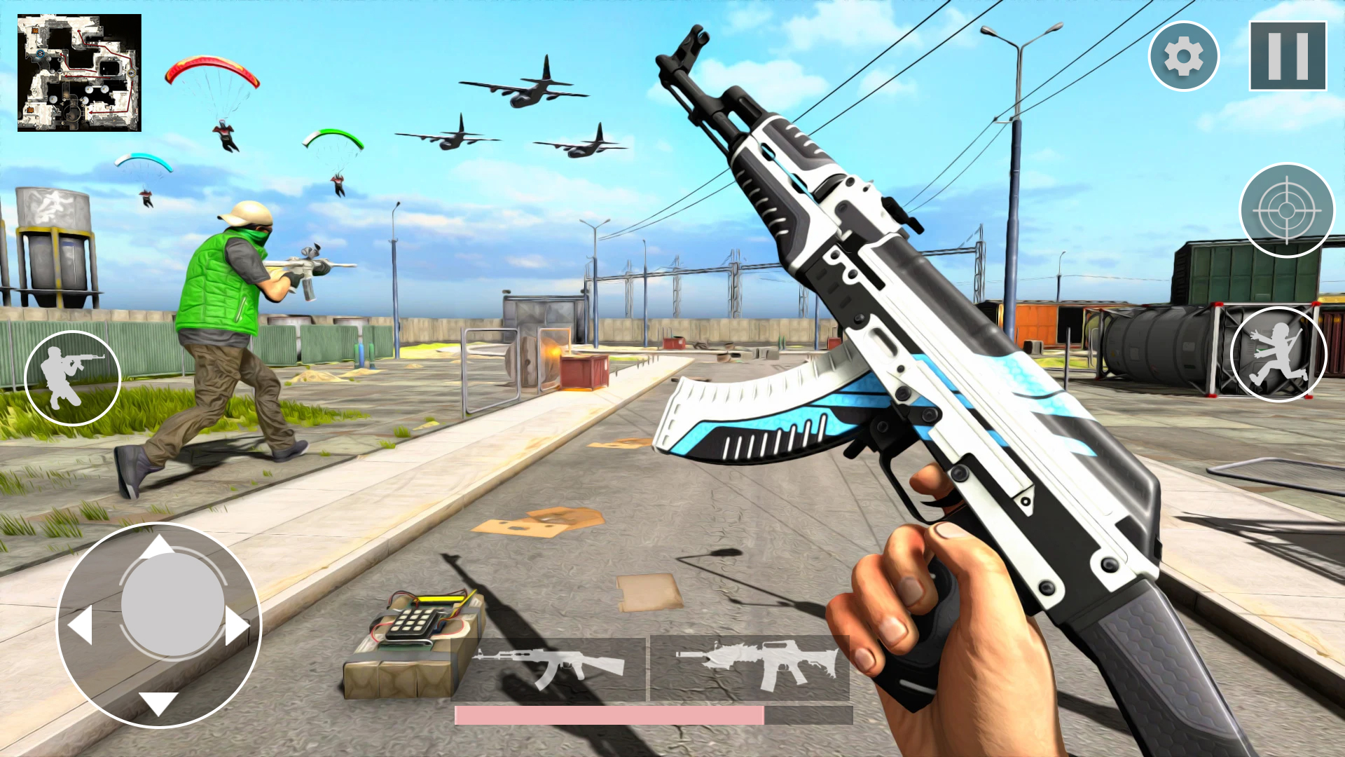 Fire Game: Gun Games 3D Battle Captura de tela 1