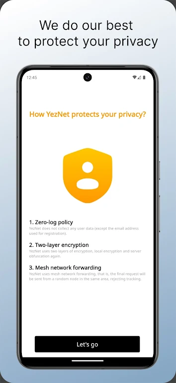 YezNet - Next generation VPN स्क्रीनशॉट 2