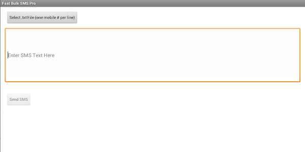 Fast Bulk SMS Pro应用截图第1张