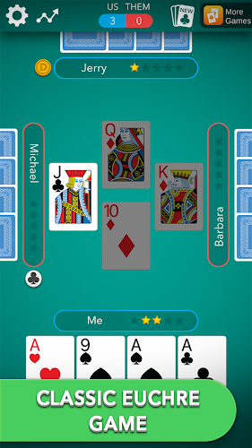 Euchre Classic Card Game Captura de pantalla 0