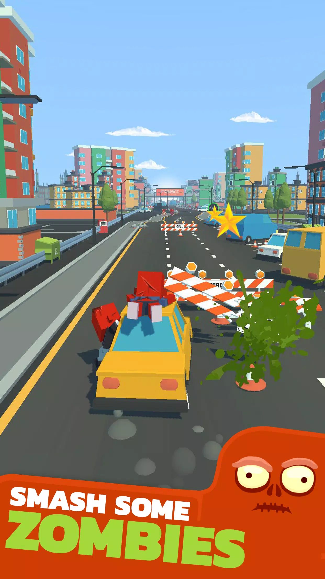 Zombie Road Rush Скриншот 1