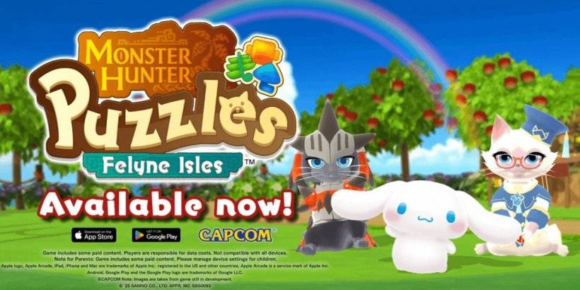 Monster Hunter Hazzles: Felyne Isles colabora con Sanrio para llevar al adorable cachorro Cinnamoroll a la isla de los gatos