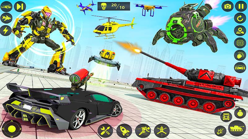 Army Tank Robot Car Games:应用截图第3张