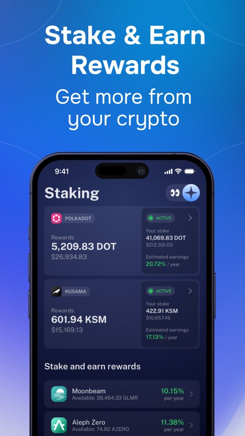 Nova Polkadot Wallet Ekran Görüntüsü 1