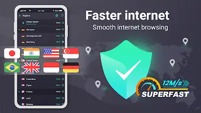 Touch VPN - Fast Wifi Security ဖန်သားပြင်ဓာတ်ပုံ 0