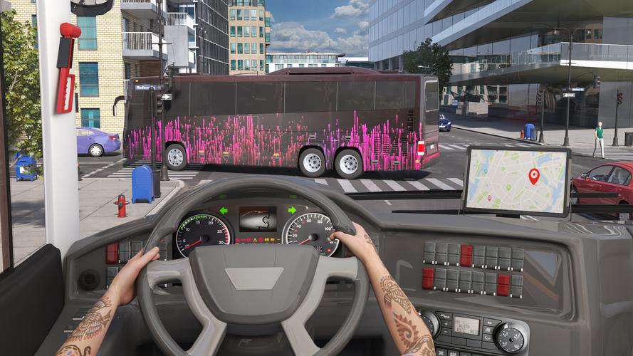 Bus Simulator 3D: Bus Game 23 螢幕截圖 2