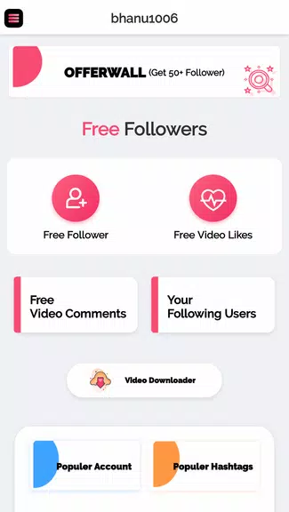 Get fans for tik likes tok - likes & followers Screenshot 1