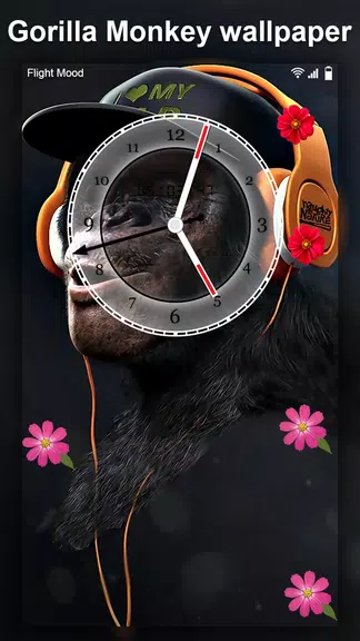 Gorilla Monkey Live Wallpaper স্ক্রিনশট 1