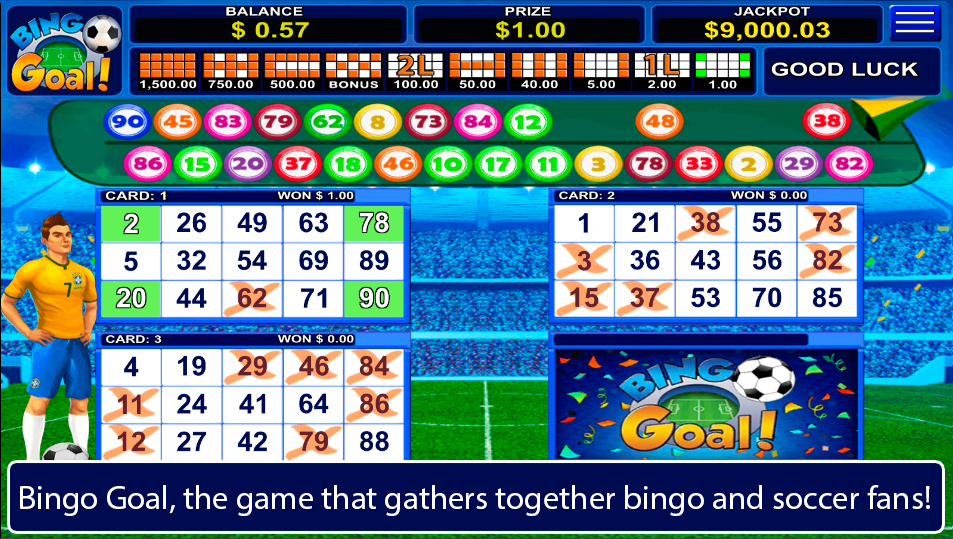 Bingo Goal - Video Bingo Captura de pantalla 0