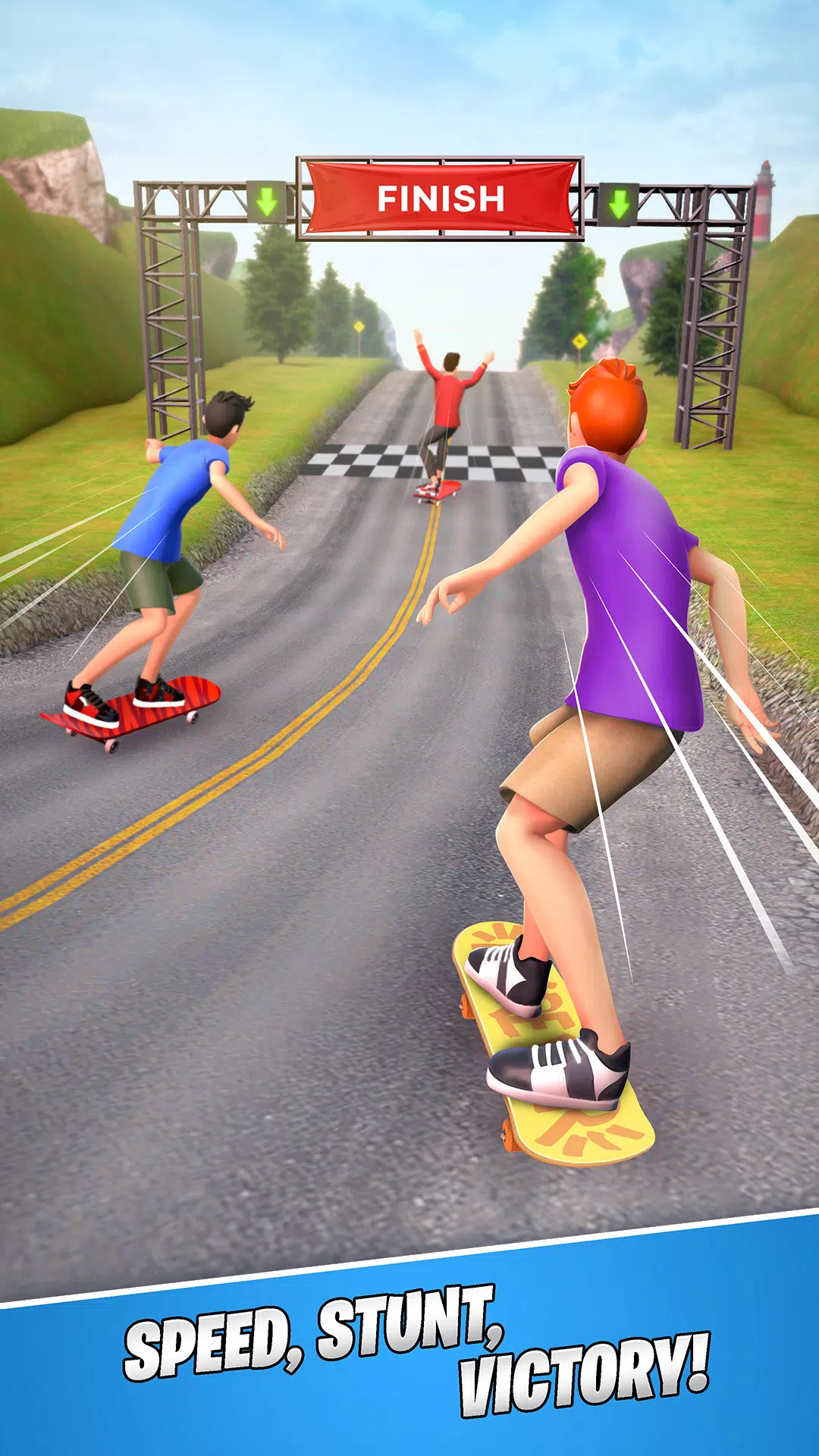 Skate Rush: Champions Race Captura de pantalla 3