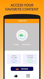 Turbo VPN - Fast Secure VPN স্ক্রিনশট 3