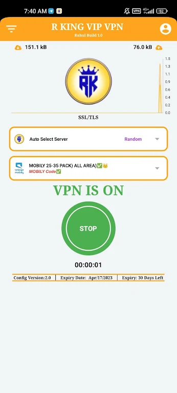 R King vip vpn Tangkapan skrin 2