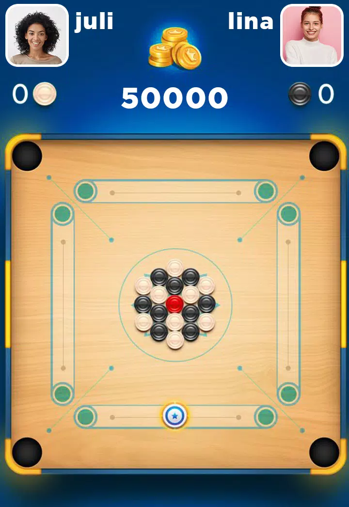 Carrom Board 3D Pool 2023 Schermafbeelding 3