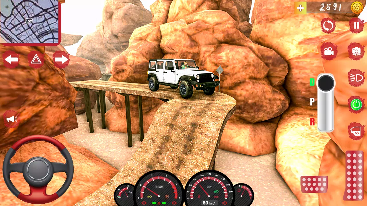 Mud Jeep Mud Driving Simulator Tangkapan skrin 3