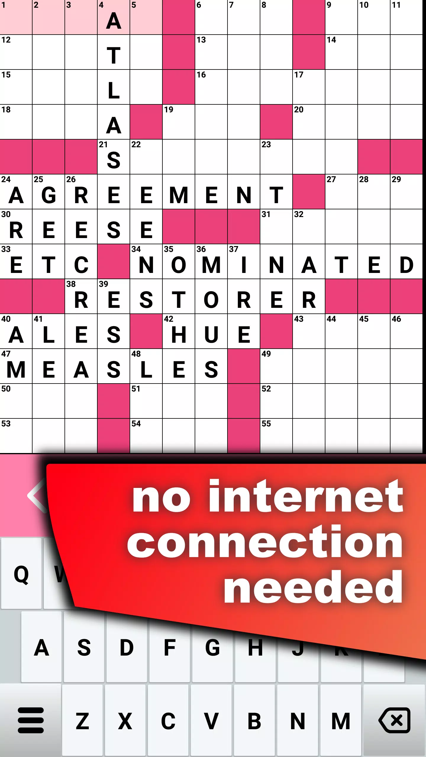 Crossword Puzzle 螢幕截圖 2