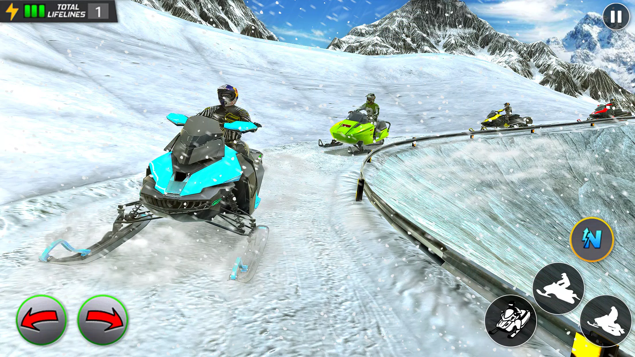 Crazy Skills Snowcross Games Screenshot 2