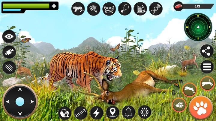 Tiger Simulator Animal Game 3D Скриншот 3