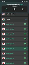 Japan VPN Master - VPN Proxy 螢幕截圖 1