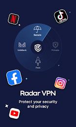 Radar VPN - Fast VPN Proxy Pro Tangkapan skrin 0