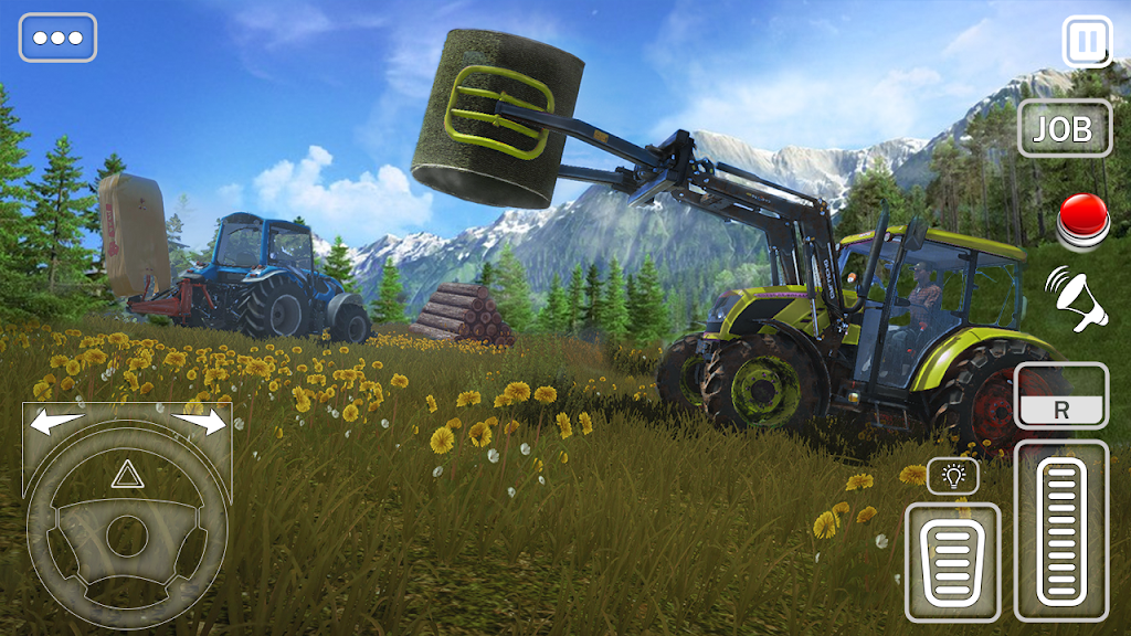 Farmer Tractor Driving Games Ekran Görüntüsü 2