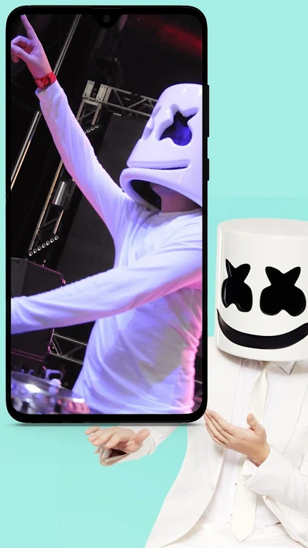 Marshmello Wallpaper ဖန်သားပြင်ဓာတ်ပုံ 3