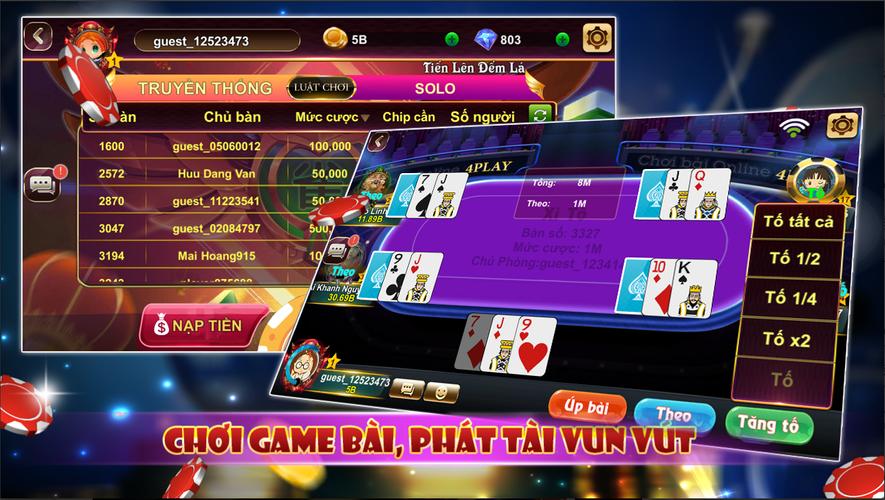 4Play - Xì Tố Xì Phé Online Tangkapan skrin 1