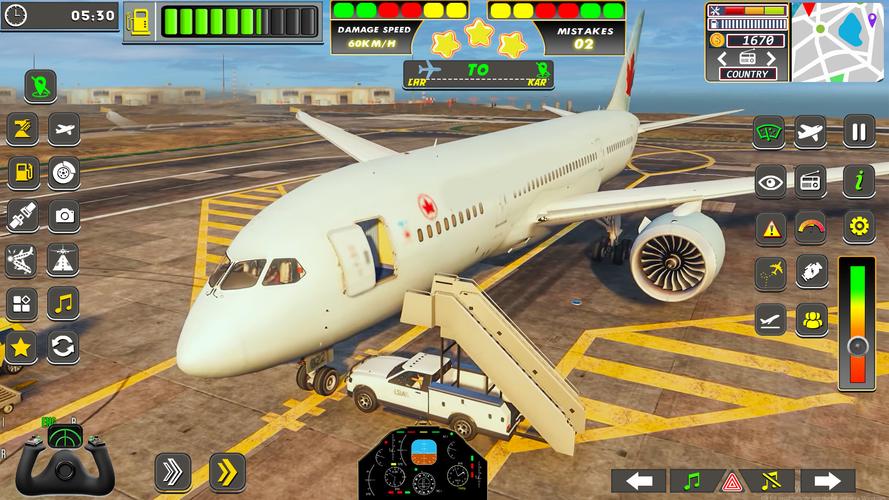 Real Flight Sim Airplane Games Ảnh chụp màn hình 2