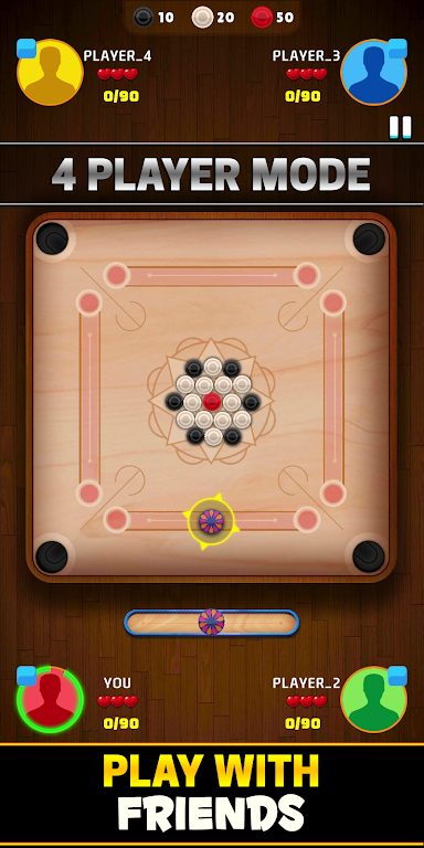 Carrom Offline : Pool City स्क्रीनशॉट 0