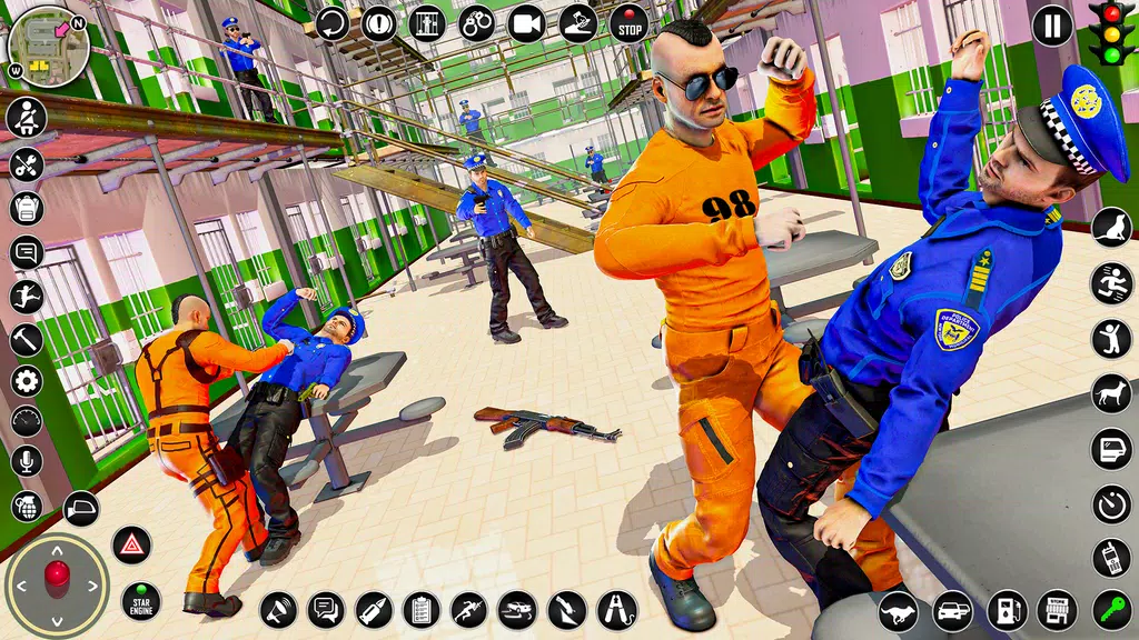 US Police Prison Escape Games Скриншот 2