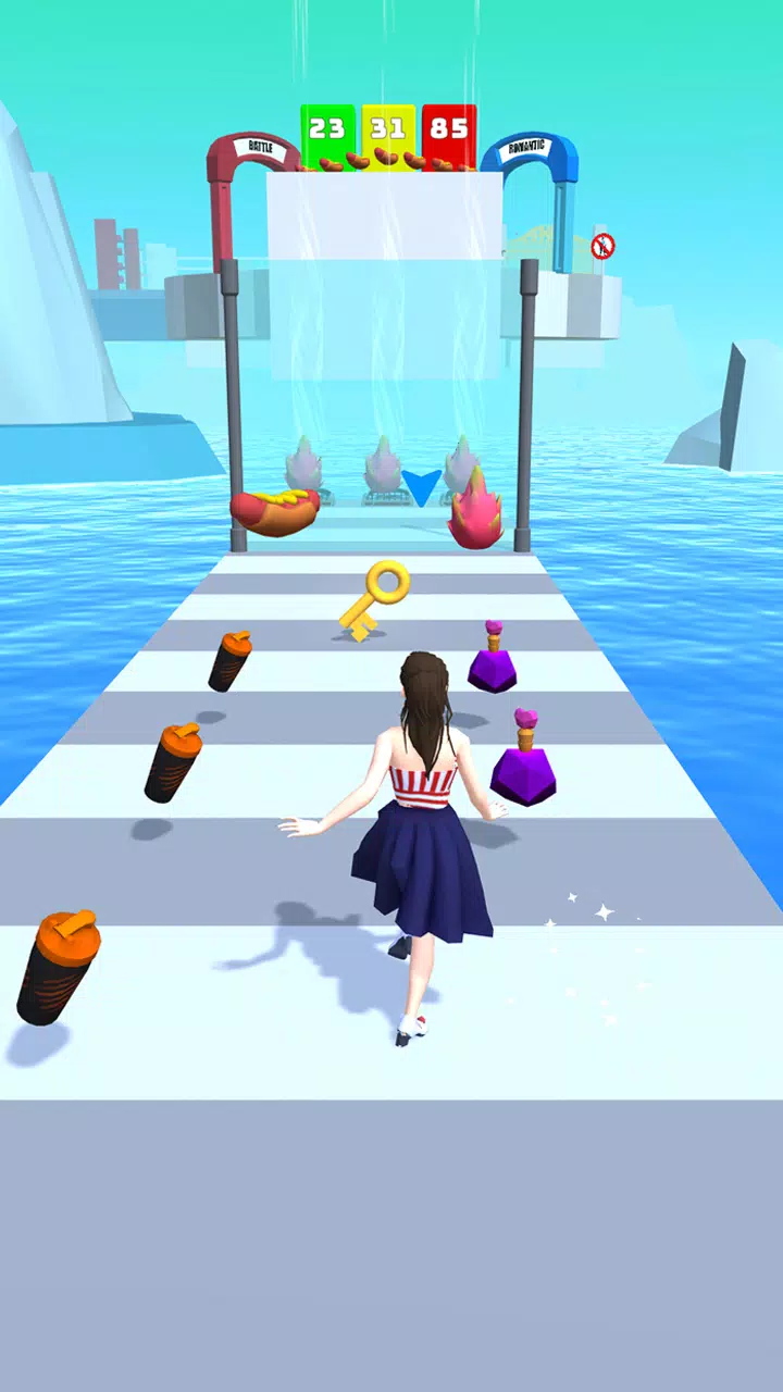 Girl Runner 3D Capture d'écran 0