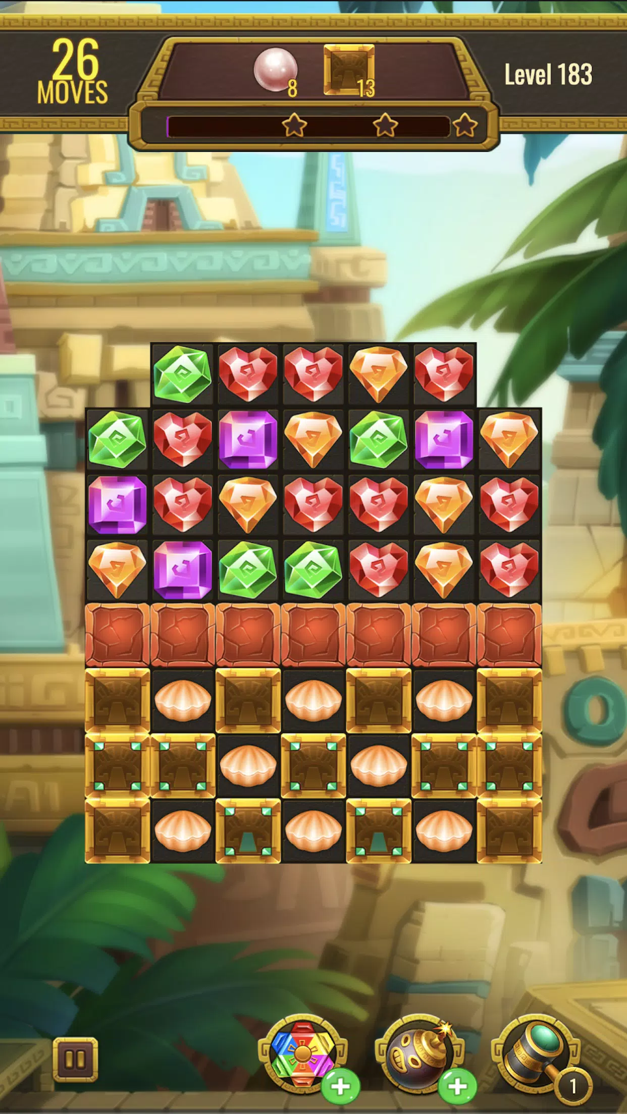 Jewels Maya Quest: Gem Match 3 스크린샷 3