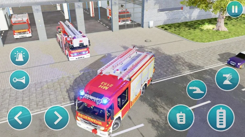 Emergency Police Fire Truck 3d ภาพหน้าจอ 3