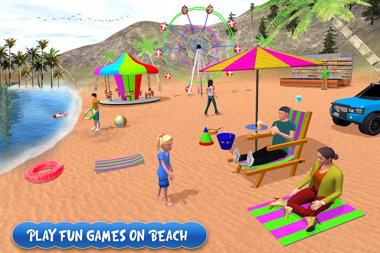 Virtual Family Summer Vacation Screenshot 0