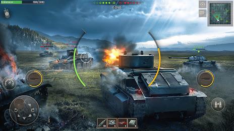 Battle Tanks: Panzer Spiele 螢幕截圖 1