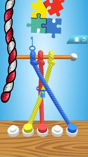 Twisted Tangle Knot 3D Game 螢幕截圖 1