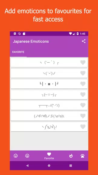 Kikko - Japanese Emoticons Kao Screenshot 0