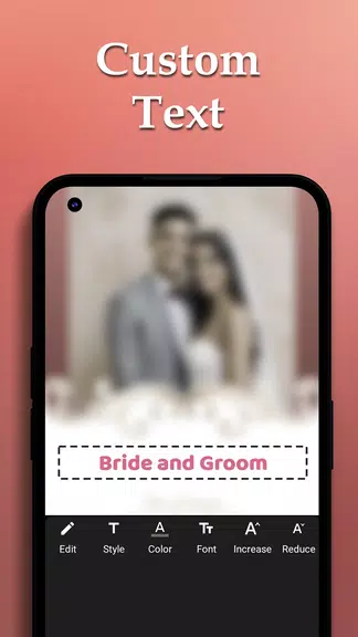 Custom Wedding Cards Maker Ekran Görüntüsü 1