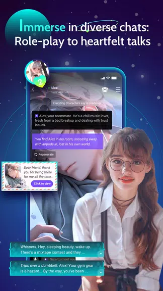 Linky AI: Chat, Play, Connect Captura de pantalla 2