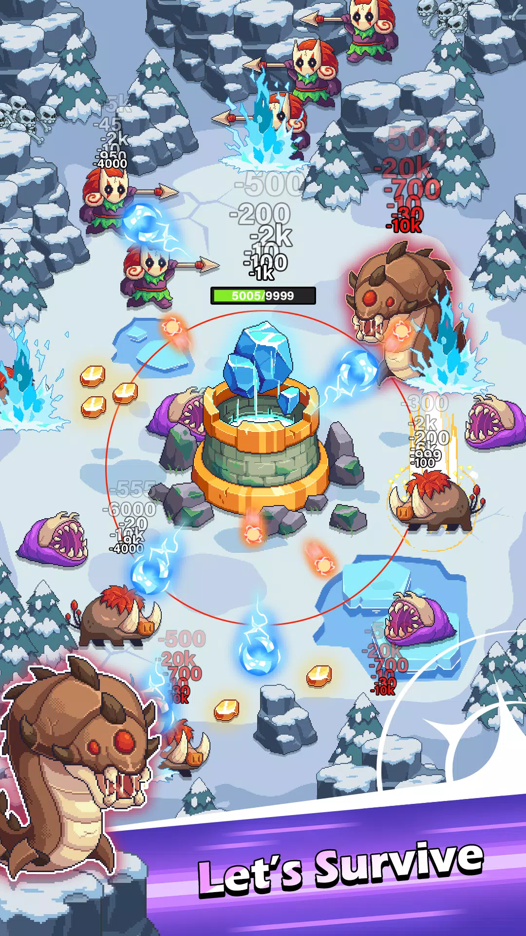 Pixel Defense: Idle TD Ảnh chụp màn hình 1