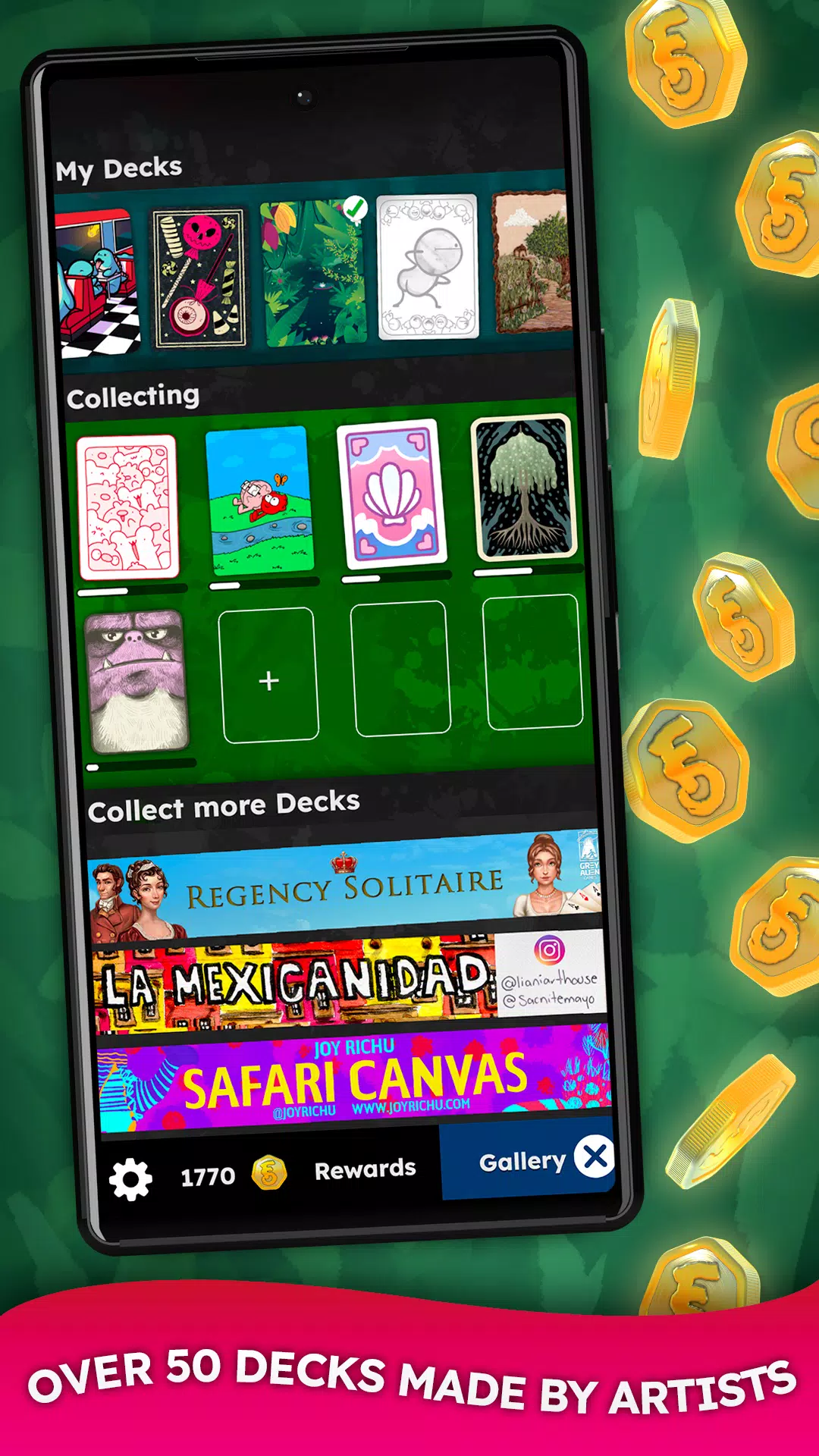 Schermata FLICK SOLITAIRE - Cozy Cards 3